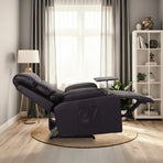 Massage Recliner Chair HARLOW - BROWN