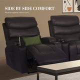 Massage Recliner Chair HARLOW - BROWN