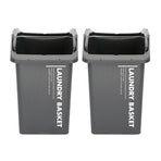 2X Multipurpose Laundry Basket - DARK GREY