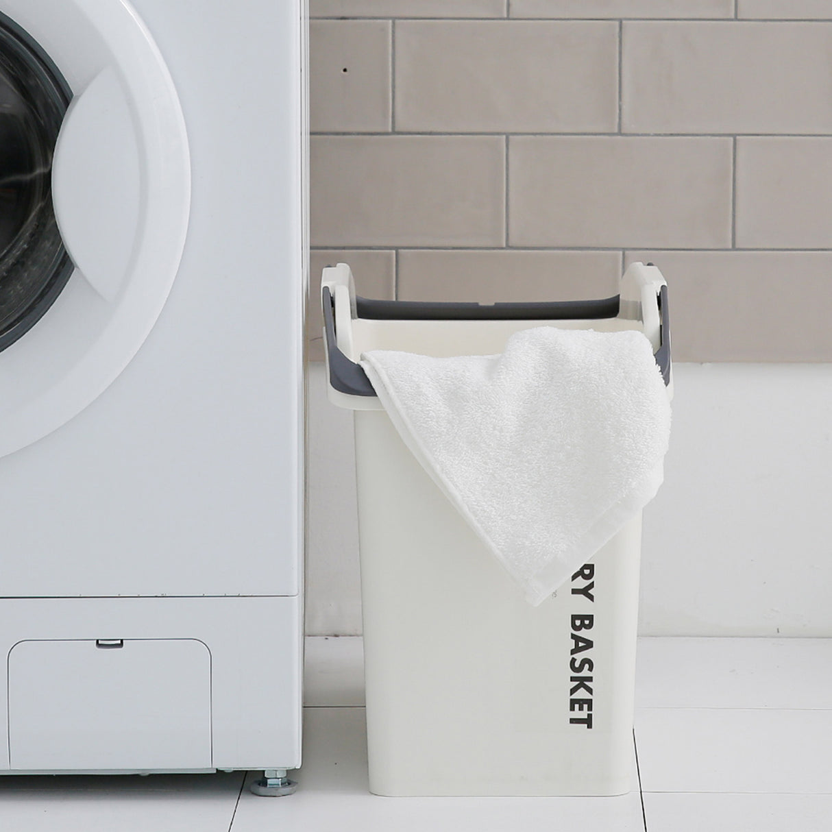 2X Multipurpose Laundry Basket - IVORY