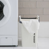 2X Multipurpose Laundry Basket - IVORY - Close-Up Angle
