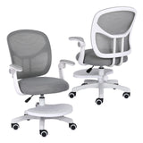 Kids Desk Chair Office Study Seat with Footrest NOVA - GREY