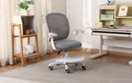 Kids Desk Chair Office Study Seat with Footrest NOVA - GREY