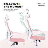 Office Chair Flip-Up Armrest SITIO - PINK