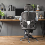 Office Chair Ergonomic Reclining VELTRA - BLACK - Extra Image