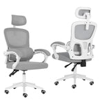 Office Chair Ergonomic Reclining VELTRA - GREY