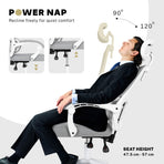 Office Chair Ergonomic Reclining VELTRA - GREY