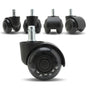 5X 2" Office Chair Twin Casters Wheels