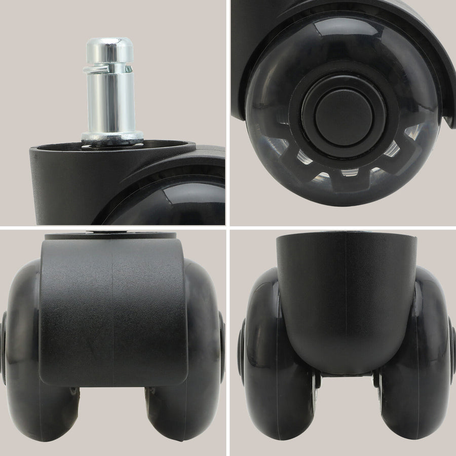 5X 2" Office Chair Twin Casters Wheels