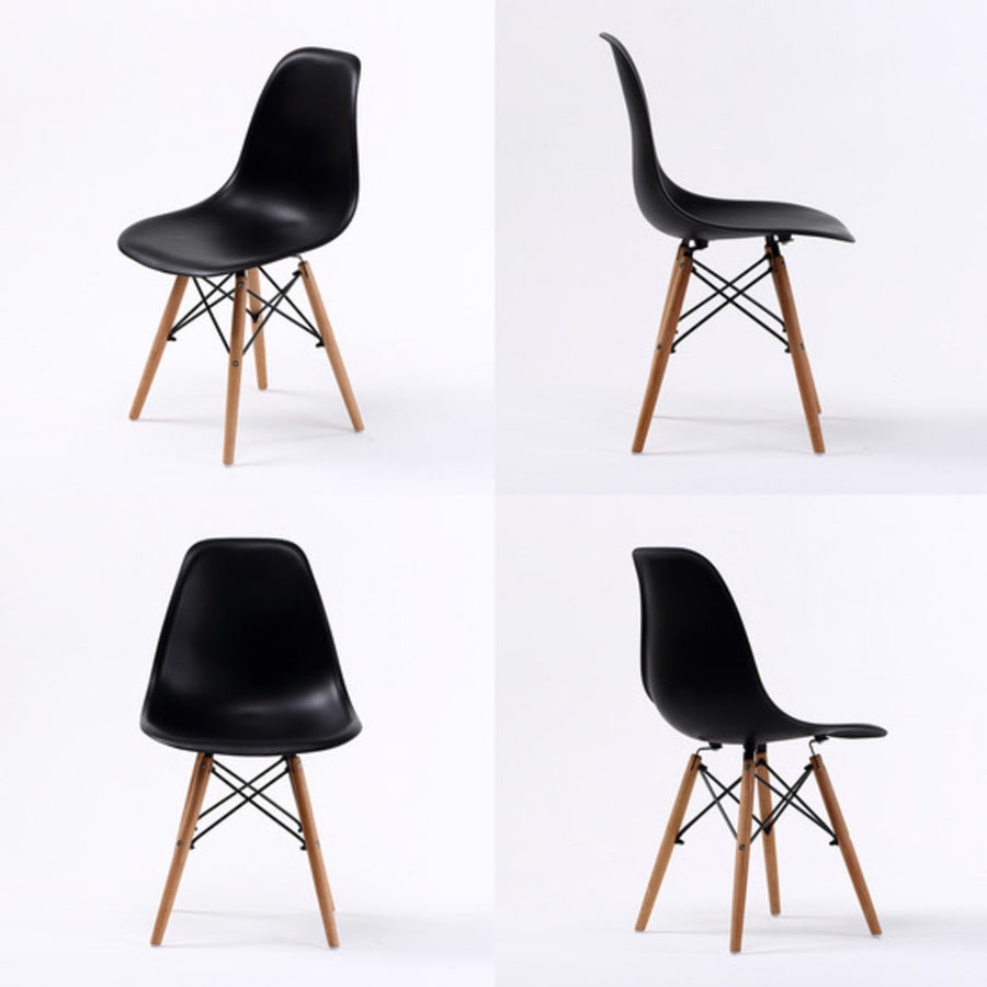 2X DSW Dining Chair - BLACK