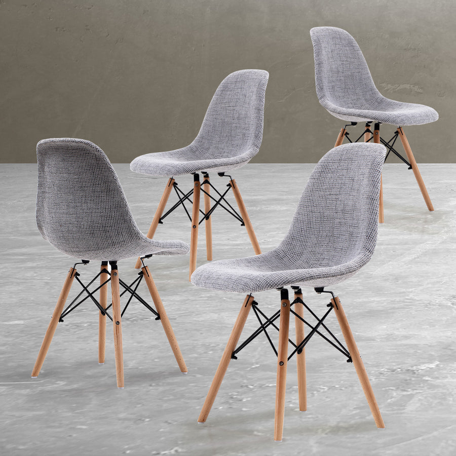 4X DSW Dining Chair Fabric - GREY