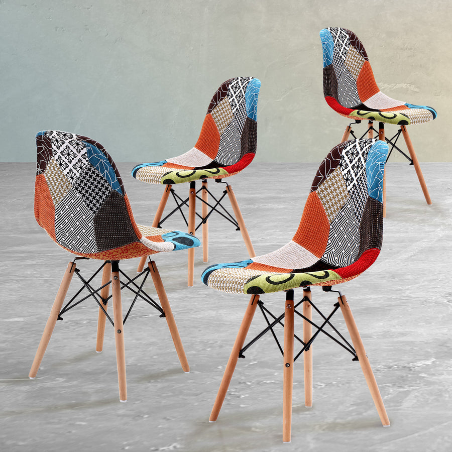 4X DSW Dining Chair Fabric - MULTI