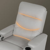 Home Recliner Chair DAKOTA - GREY - Rear View