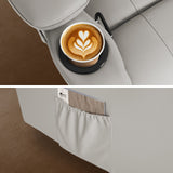 Home Recliner Chair DAKOTA - GREY - Low Angle