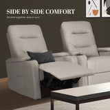 Home Recliner Chair DAKOTA - GREY - 45-Degree Angle