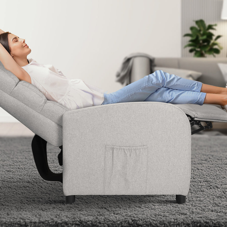 Home Recliner Chair SHILOH - Grey