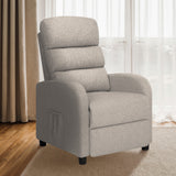 Home Recliner Chair SHILOH - Grey - Top-Down View
