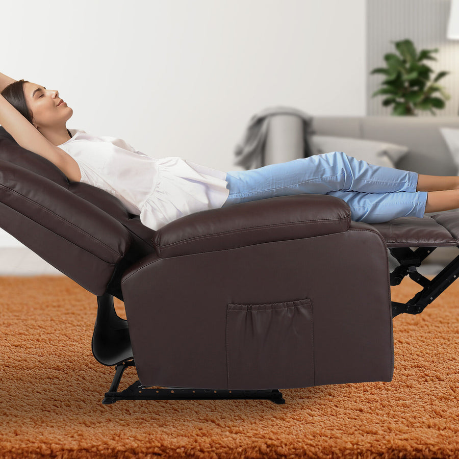 Home Recliner Chair MARLO - Brown