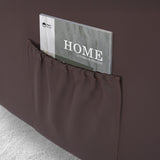 Home Recliner Chair MARLO - Brown - Close-Up Angle