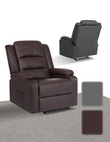 Home Recliner Chair MARLO - Brown - Extra Image