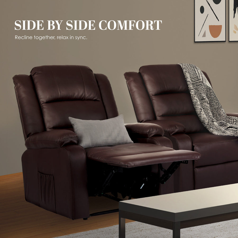 Home Recliner Chair MARLO - Brown
