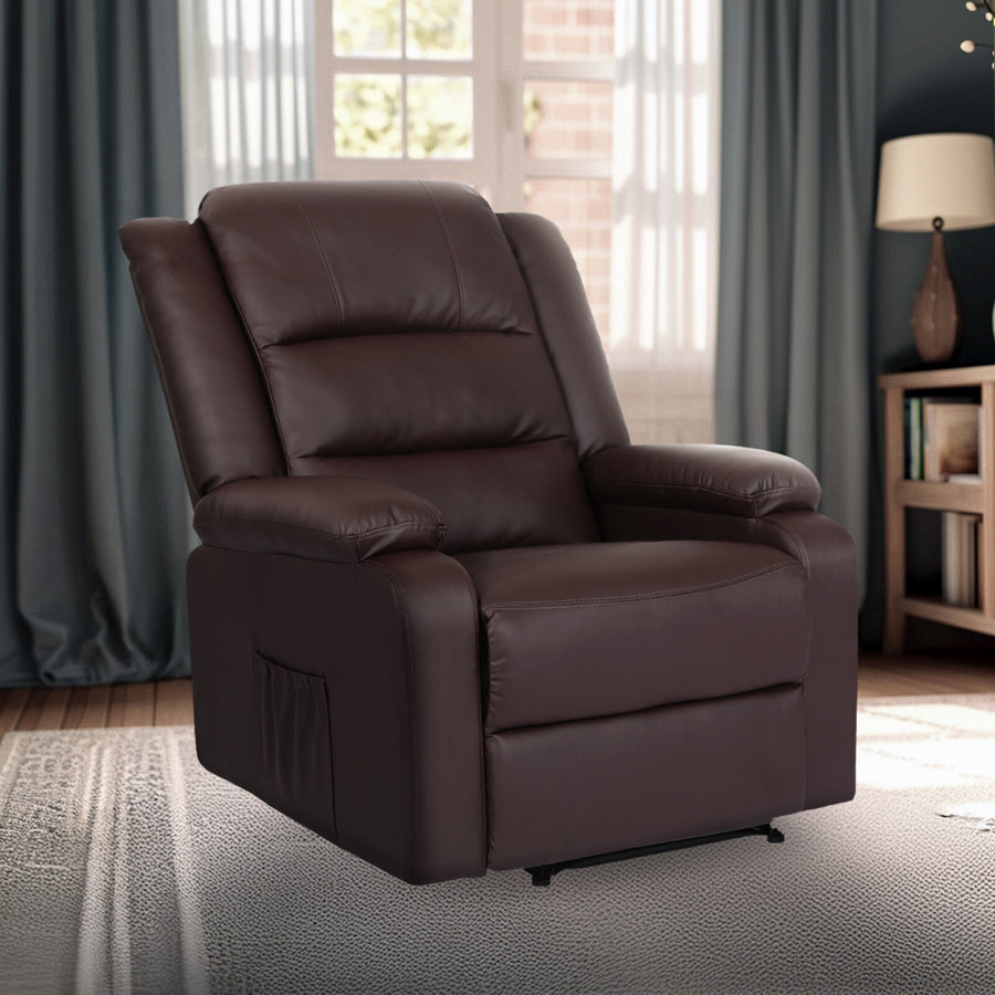 Home Recliner Chair MARLO - Brown