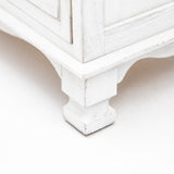 2X Bedside Table 3 Drawer Vintage Side Table Storage Cabinet Bedroom CLARA WHITE - Extra Image