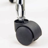 2X Round Salon Stool - BLACK - Rear View