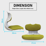 Korean Slender Posture Correction Chair - LIME - Extra Image
