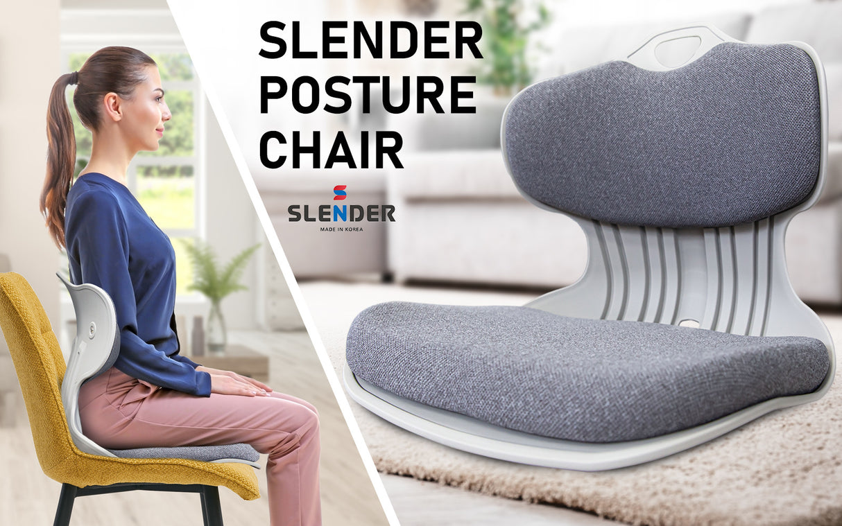 2X Korean Slender Posture Correction Chair - GREY