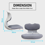 4X Korean Slender Posture Correction Chair - GREY - Extra Image
