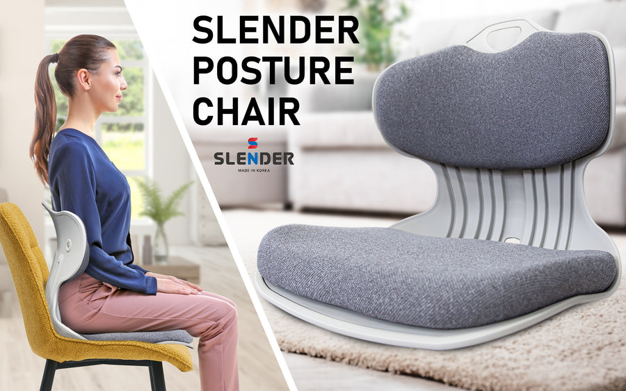 Korean Slender Posture Correction Chair - GREY