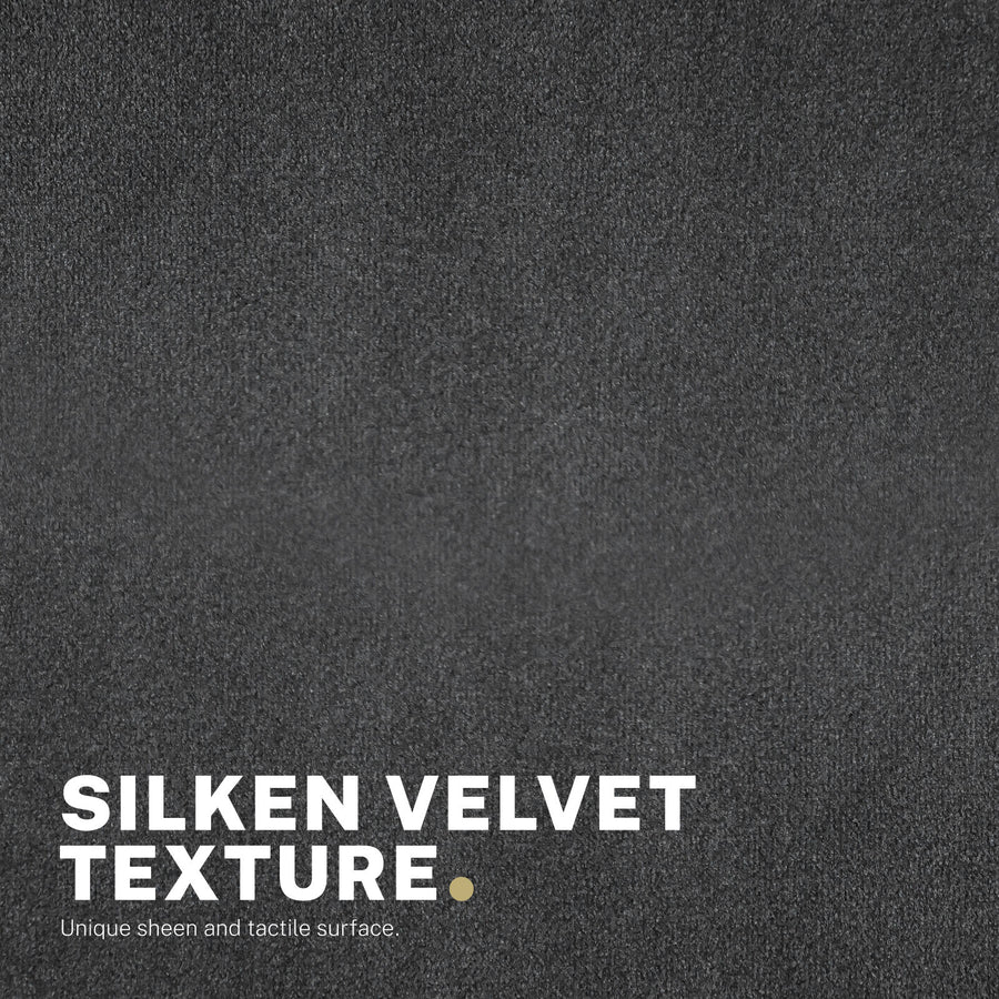 Desk Armchair - Home Office Swivel Chair PLUME - BLACK