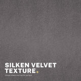 Desk Armchair - Home Office Swivel Chair PLUME - GREY - Extra Image