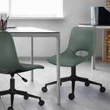 2X Office Desk Chair - PU Leather HALO - GREN
