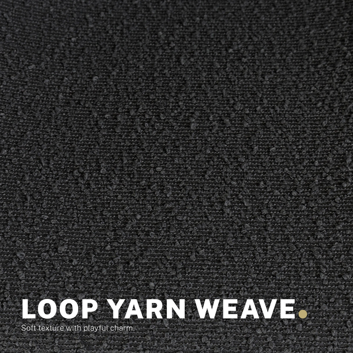 2X Office Desk Chair - Loop Yarn Fabric HALO - BLACK