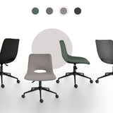 2X Office Desk Chair - Loop Yarn Fabric HALO - GREY