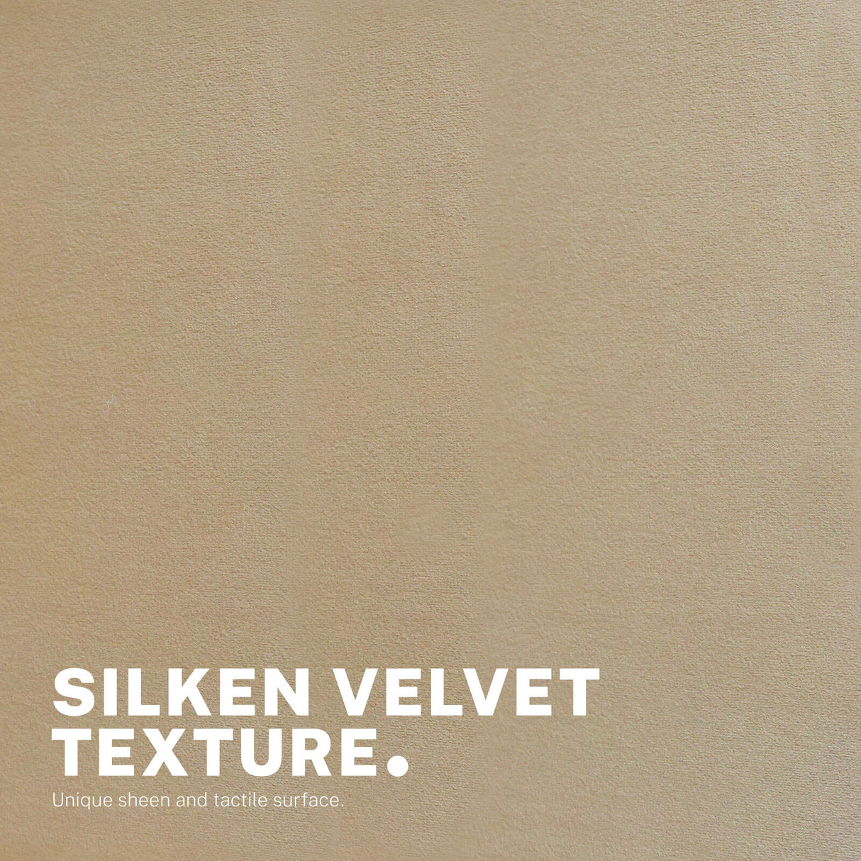 Office Desk Chair - Velvet OVOID - PALE KHAKI