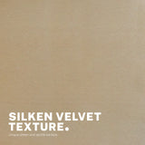 Office Desk Chair - Velvet OVOID - PALE KHAKI - Low Angle