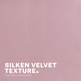 Office Desk Chair - Velvet OVOID - PINK - Rear View