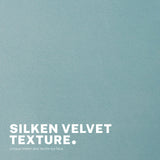 Office Desk Chair - Velvet COVE - BLUE - Low Angle