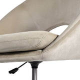 Office Desk Chair - Velvet COVE - CREAM
