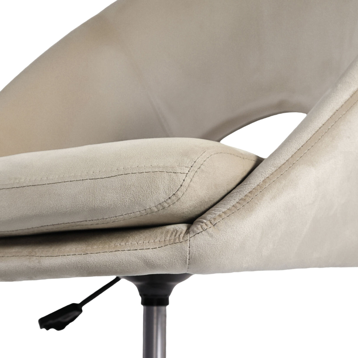 Office Desk Chair - Velvet COVE - CREAM