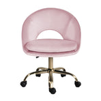 Office Desk Chair - Velvet COVE - PINK