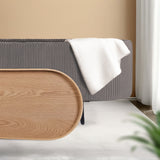 Coffee Table Storage Ottoman - Velvet IRENE - GREY - Extra Image