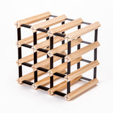 12 Bottle Timber Wine Rack