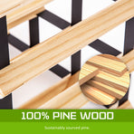 12 Bottle Timber Wine Rack