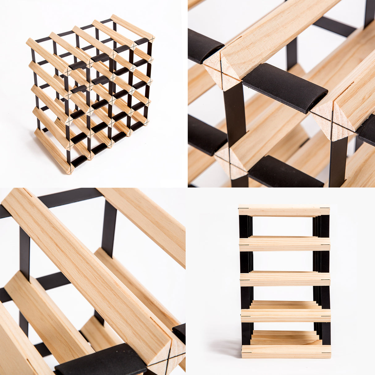 20 Bottle Timber Wine Rack