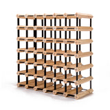 42 Bottle Timber Wine Rack