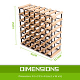 42 Bottle Timber Wine Rack - Extra Image